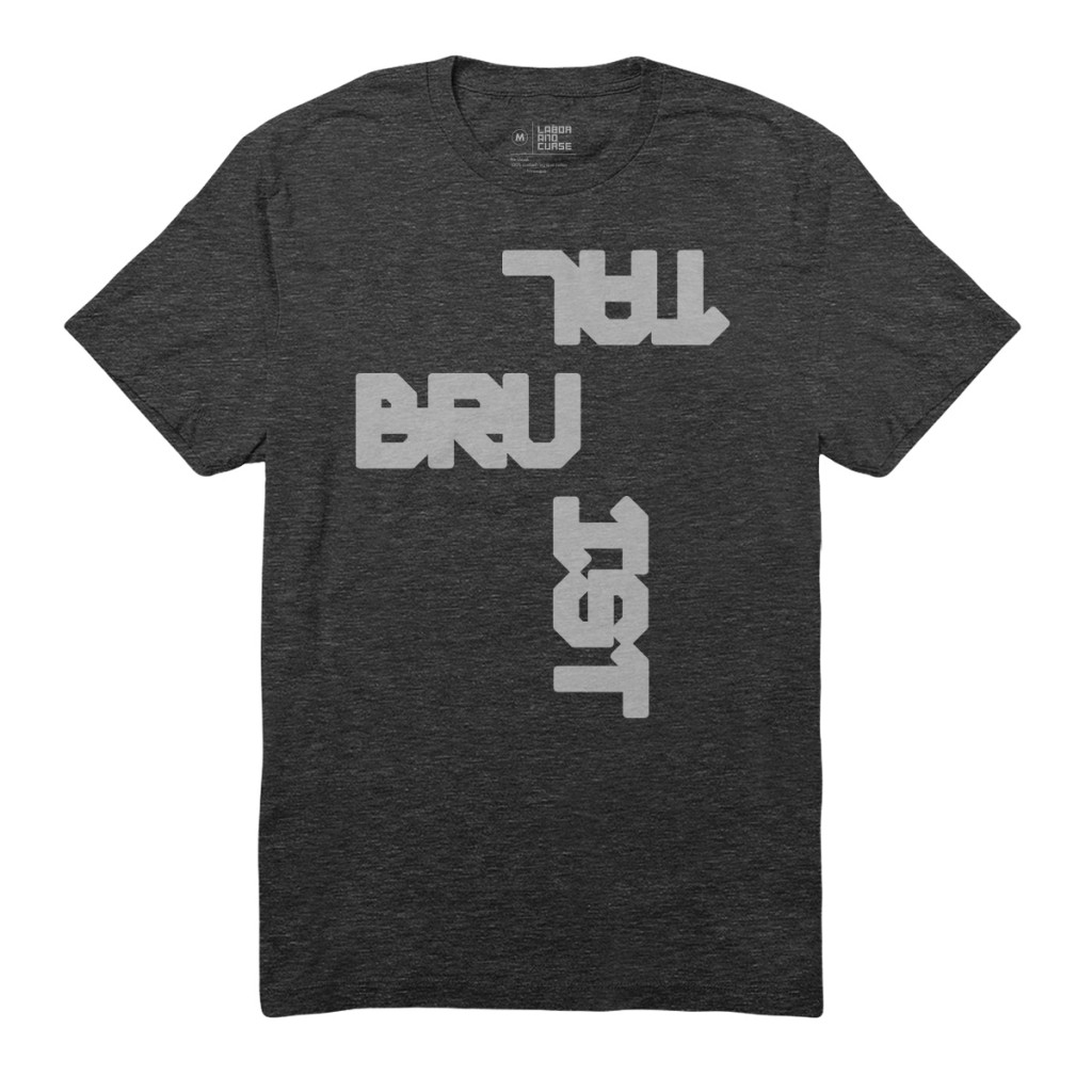 Brutalist shirt Typography Brutalist Tshirts Poster